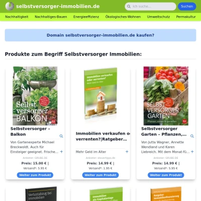 Screenshot selbstversorger-immobilien.de