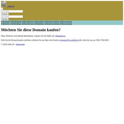 Screenshot selfor.de