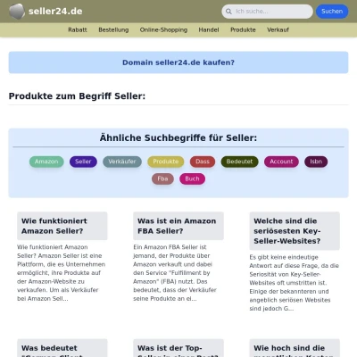 Screenshot seller24.de