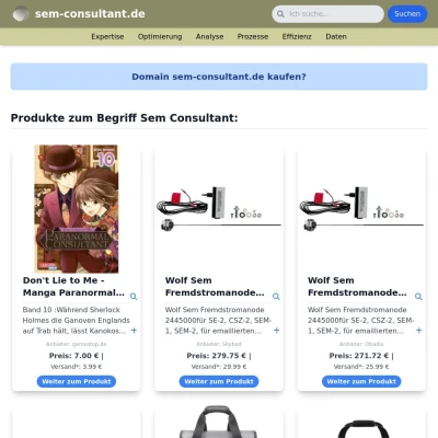 Screenshot sem-consultant.de