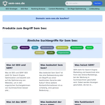 Screenshot sem-seo.de