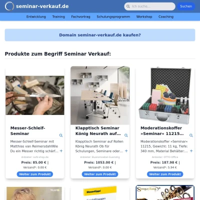 Screenshot seminar-verkauf.de