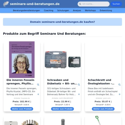 Screenshot seminare-und-beratungen.de