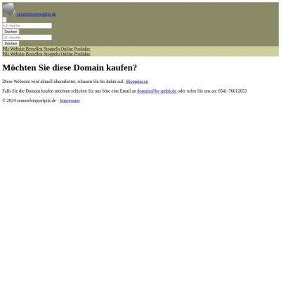 Screenshot semmelstoppelpilz.de