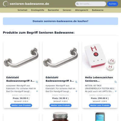 Screenshot senioren-badewanne.de