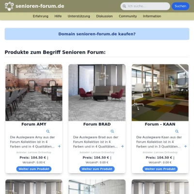 Screenshot senioren-forum.de