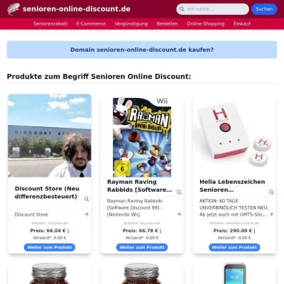 Screenshot senioren-online-discount.de