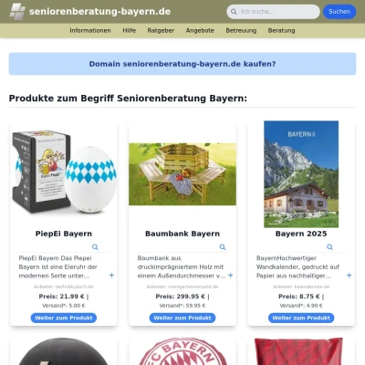 Screenshot seniorenberatung-bayern.de