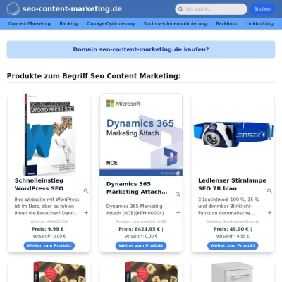 Screenshot seo-content-marketing.de