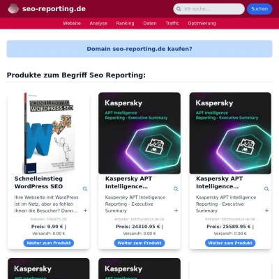 Screenshot seo-reporting.de