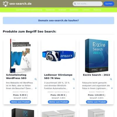 Screenshot seo-search.de