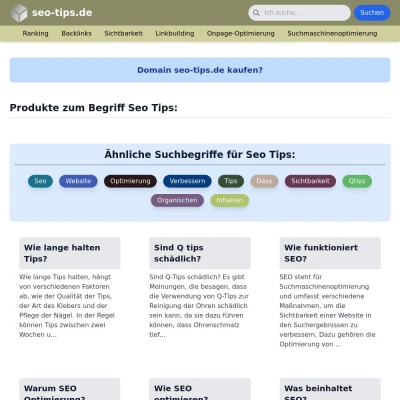 Screenshot seo-tips.de