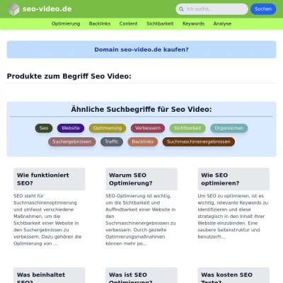 Screenshot seo-video.de