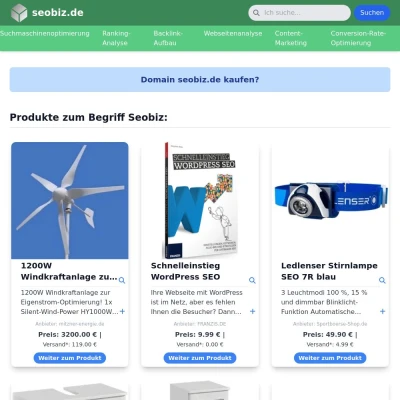 Screenshot seobiz.de