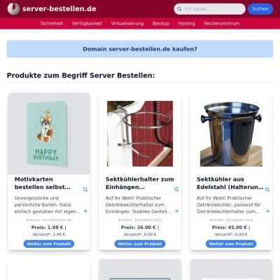 Screenshot server-bestellen.de