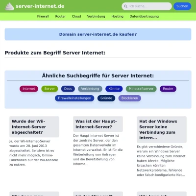 Screenshot server-internet.de