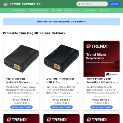 Screenshot server-network.de