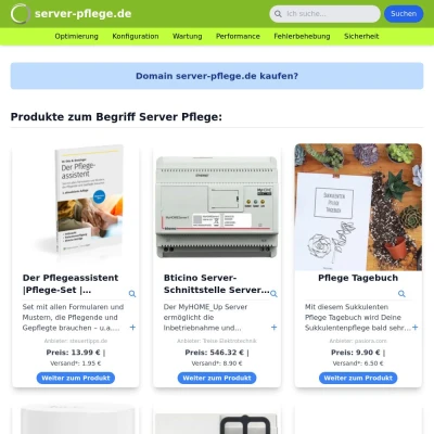 Screenshot server-pflege.de