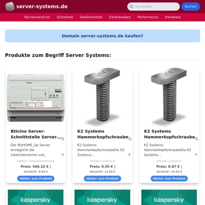 Screenshot server-systems.de