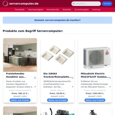 Screenshot servercomputer.de