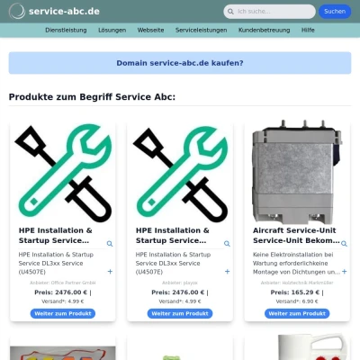 Screenshot service-abc.de