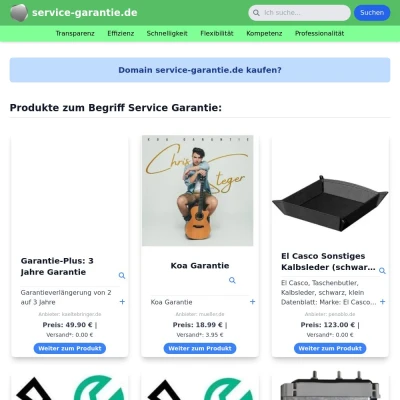 Screenshot service-garantie.de