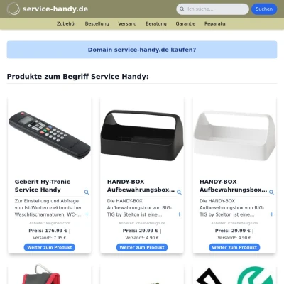 Screenshot service-handy.de