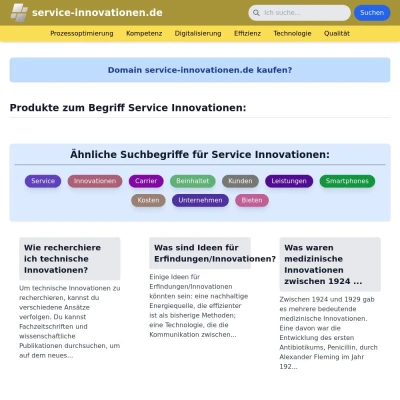 Screenshot service-innovationen.de