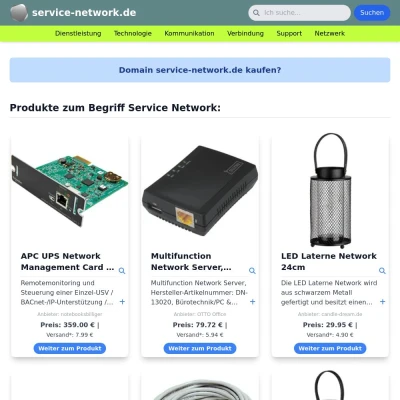 Screenshot service-network.de