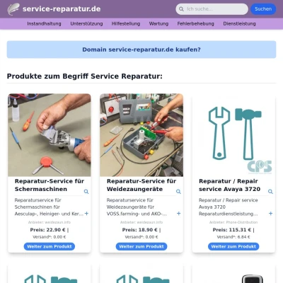 Screenshot service-reparatur.de