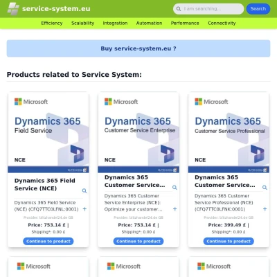 Screenshot service-system.eu