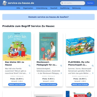 Screenshot service-zu-hause.de