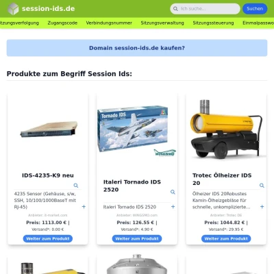 Screenshot session-ids.de
