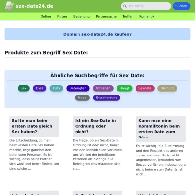 Screenshot sex-date24.de