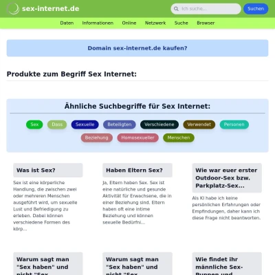 Screenshot sex-internet.de