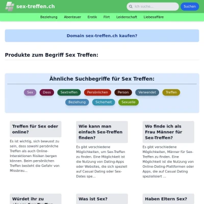 Screenshot sex-treffen.ch