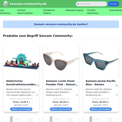 Screenshot sexcam-community.de