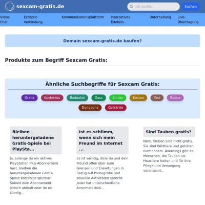 Screenshot sexcam-gratis.de