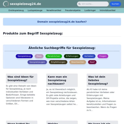 Screenshot sexspielzeug24.de