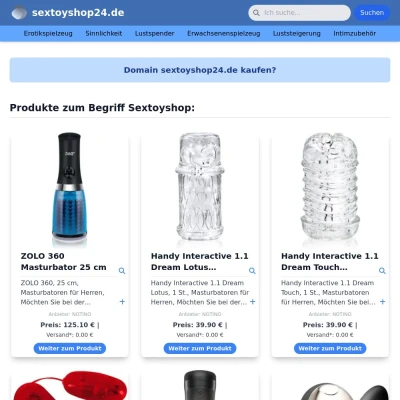 Screenshot sextoyshop24.de