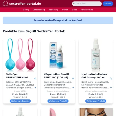 Screenshot sextreffen-portal.de