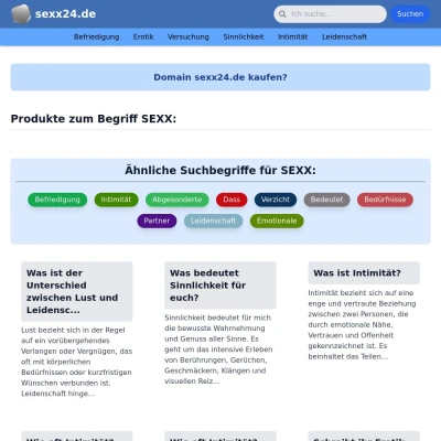 Screenshot sexx24.de