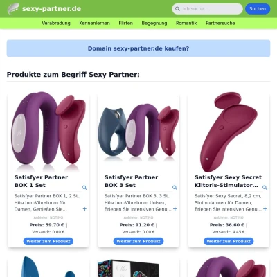 Screenshot sexy-partner.de