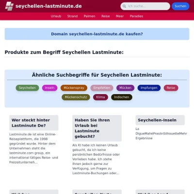 Screenshot seychellen-lastminute.de