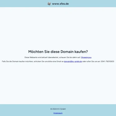 Screenshot sfes.de