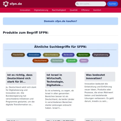 Screenshot sfpn.de