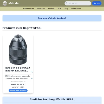 Screenshot sfsb.de