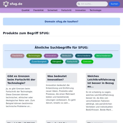 Screenshot sfug.de