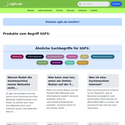 Screenshot sgfs.de