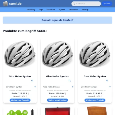 Screenshot sgml.de